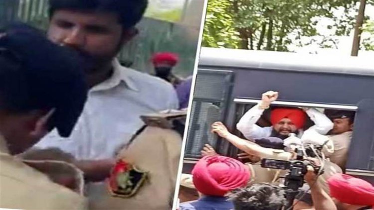 पंजाबः सीएम से मुलाकात करने पहुंचे कांग्रेसी नेताओं को पुलिस ने लिया हिरासत में....