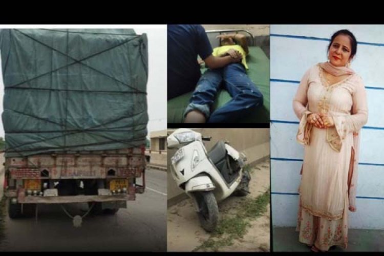 पंजाबः एक्टिवा सवार मां-बेटी को तेज रफ्तार ट्रक ने मारी टक्कर, मां की मौके पर ही मौत