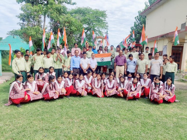 राजकीय वरिष्ठ माध्यमिक विद्यालय बदोली में आजादी अमृत महोत्सव पर हुए विभिन्न कार्यक्रम