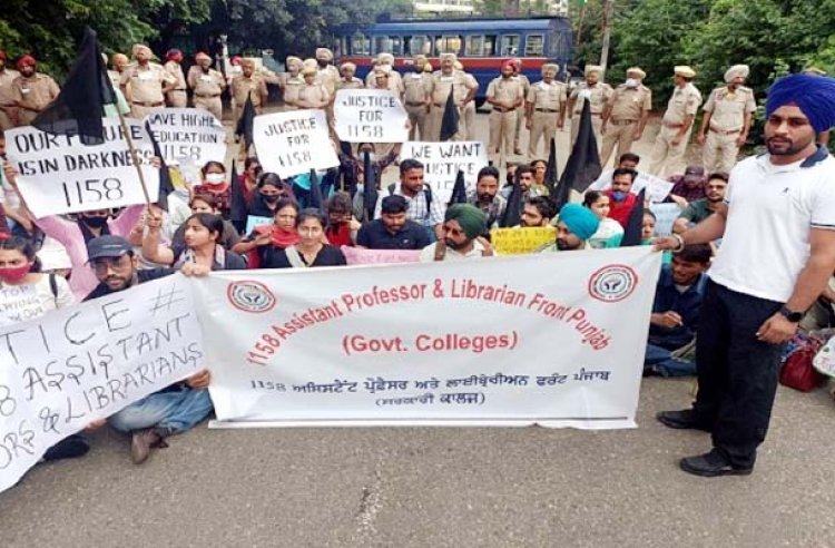 पंजाबः स्वतंत्रता दिवस पर सीएम मान का अध्यापकों ने किया विरोध
