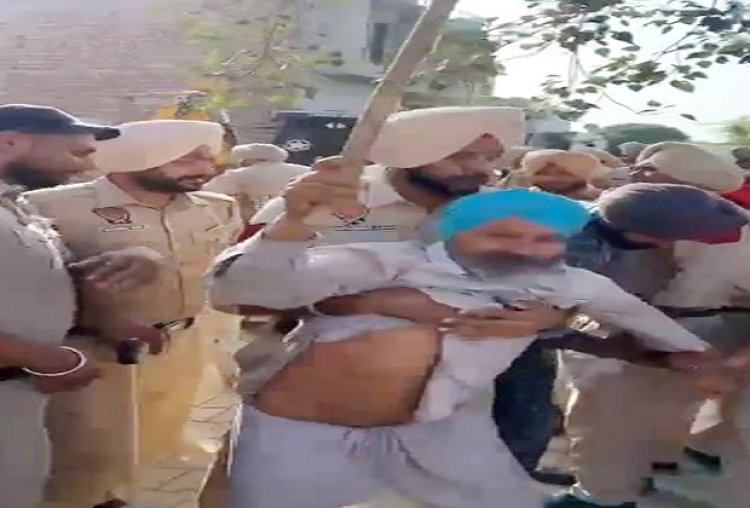 पंजाबः पुलिस और किसानों में जबरदस्त हंगामा, धक्का-मुक्की के बाद माहौल तनावपूर्ण