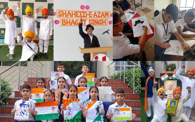 इनोसेंट हार्ट्स में 'शहीद-ए-आजम भगत सिंह के जन्म दिवस के उपलक्ष्य पर करवाई गईं अनेक गतिविधियाँ