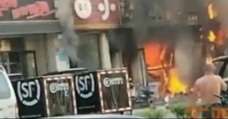 रेस्टोरेंट में भीषण आग लगने से 17 लोगों की मौत, 3 घायल