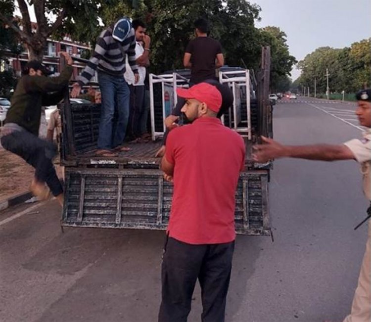 पीयू हास्टल में पुलिस रेड, 24 बाहरी लोगों को लिया हिरासत में 