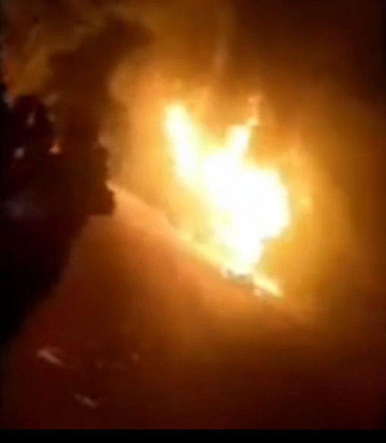 पंजाब: सालासर से वापिस आ रही बस की रेहड़े से टक्कर, आग लगने से 2 की मौत, देखें वीडियो 