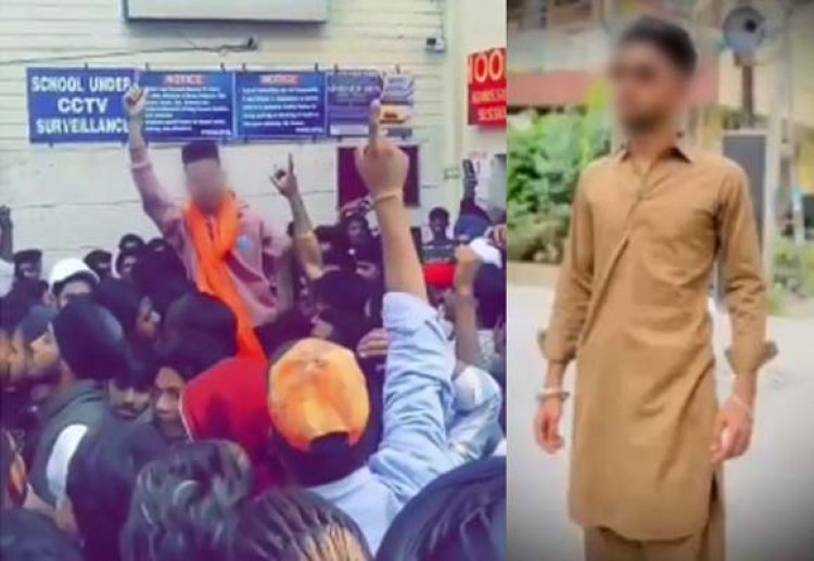 जालंधरः पुलिस की मौजूदगी में शिव ज्योति स्कूल के बाहर युवकों ने मचाया हुड़दंग, देखें वीडियो