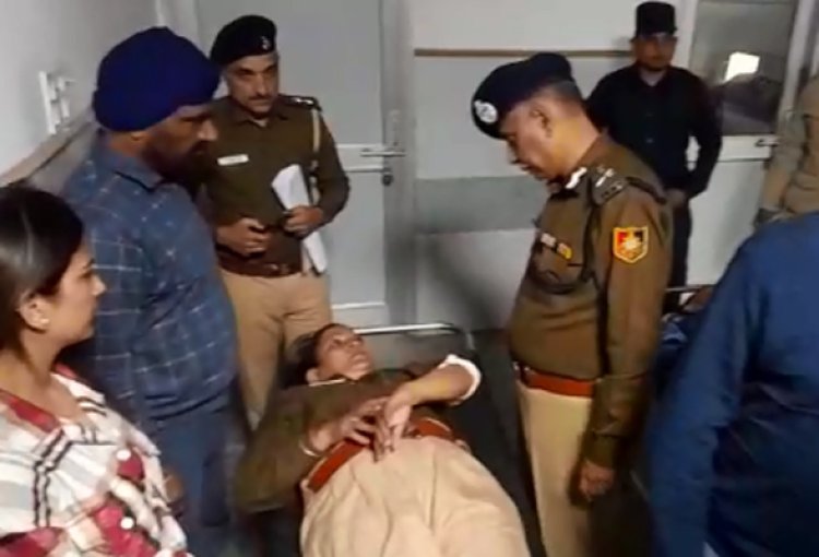 प्रदर्शनकारियों में झड़प दौरान घायल पुलिसकर्मियों और जवानों का हाल जानने पहुंचे DGP Praveen Ranjan, देखें वीडियो