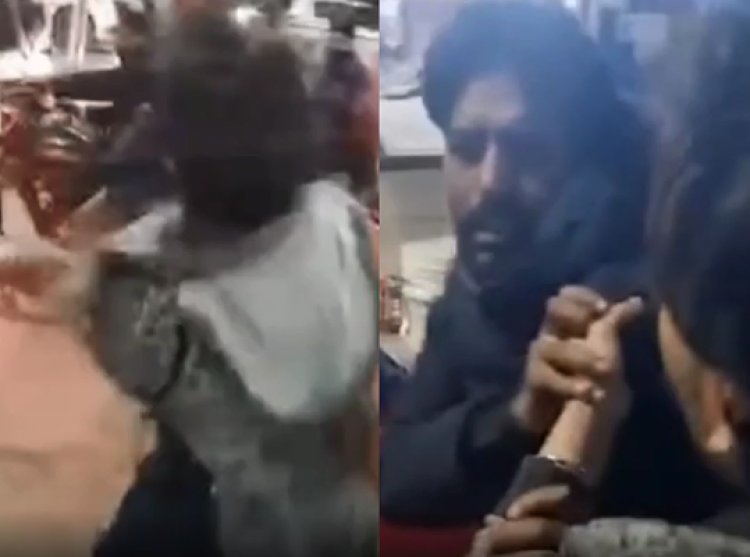 जालंधरः अस्पताल के बाहर भारी हंगामा, लुटेरे को काबू कर लोगों ने की धुनाई, देखें वीडियो