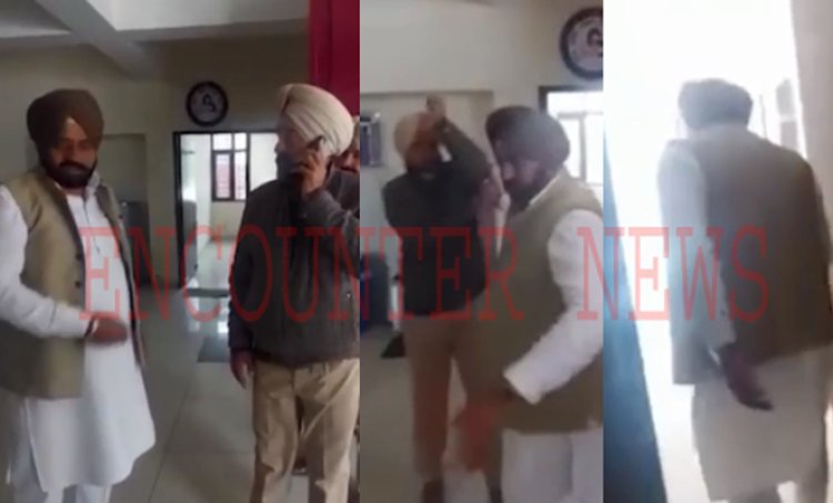 पंजाबः आप विधायक ने मारा छापा, थाना छोड़कर भागा पुलिस अधिकारी, देखें वीडियो 