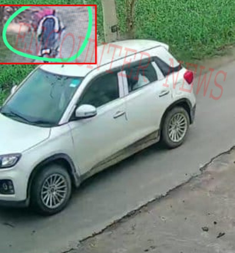जालंधरः अमृतपाल की ब्रेजा गाड़ी में भागने की CCTV आई सामने, देंखें वीडियो