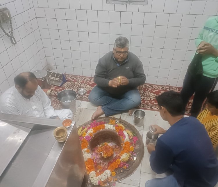 सुखविंदर सिंह सुक्खू की दीर्घायु के लिए द्रोण शिव मंदिर गगरेट में देवीलाल ने पूजा-अर्चना करवाई