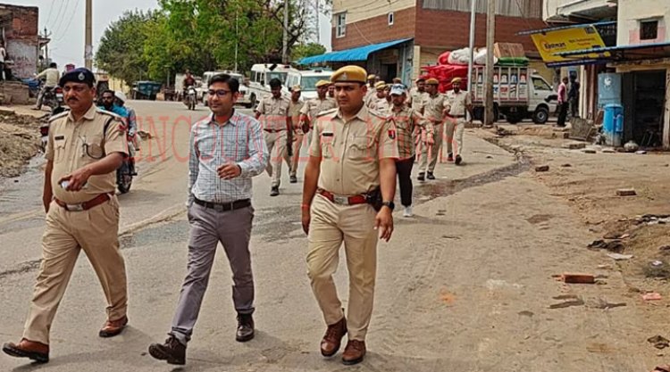 रामनवमी शोभा यात्रा को लेकर प्रशासन अलर्ट, चप्पे-चप्पे पर पुलिस बल तैनात
