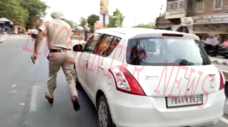 पंजाबः चालक ने की सब इंस्पेक्टर पर कार चढ़ाने की कोशिश