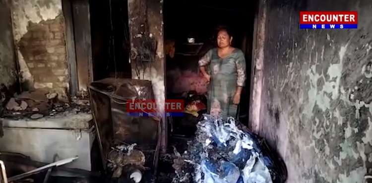 पंजाबः आग लगने से सारा सामान जलकर हुआ राख, देखें वीडियो