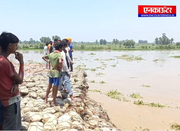 पंजाबः सतलुज दरिया के साथ लगते गांवों पर मंडरा रहा बाढ़ का खतरा, देखें वीडियो