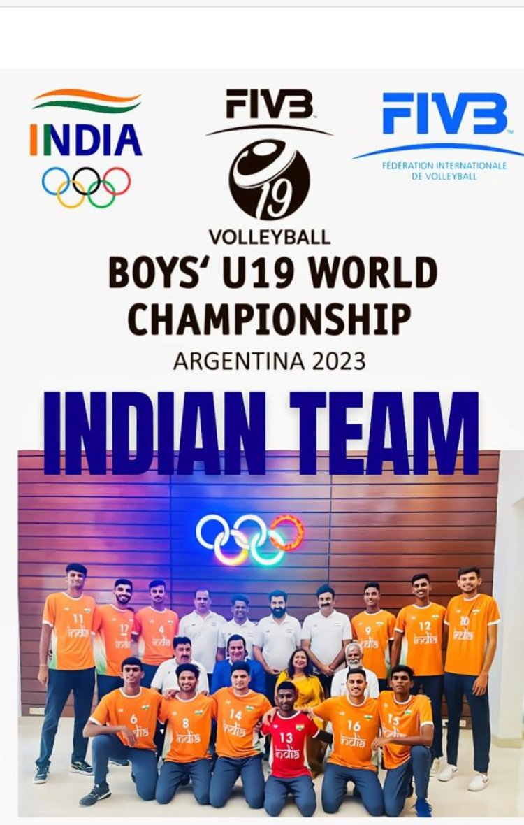 भारतीय अंडर-19 (लडक़े) विश्व चैंपियनशिप में भाग लेने के लिए सनजॉन (अर्जेटीना) रवाना