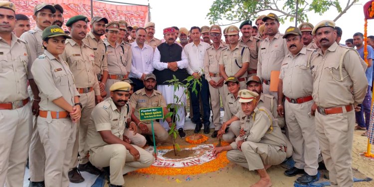 गोंदपुर जयचंद में मनाया गया 74वां वन महोत्सव