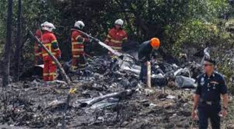 निजी जेट विमान हुआ दुर्घटनाग्रस्त, 10 की मौत
