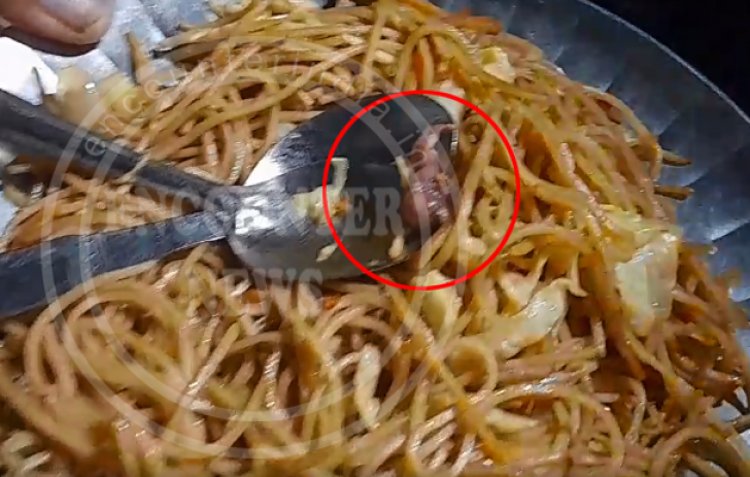 जालंधरः विवादों में आया Khanna Fast Food, न्यूडल्स में निकला चूहा, हुआ हंगामा, देखें वीडियो