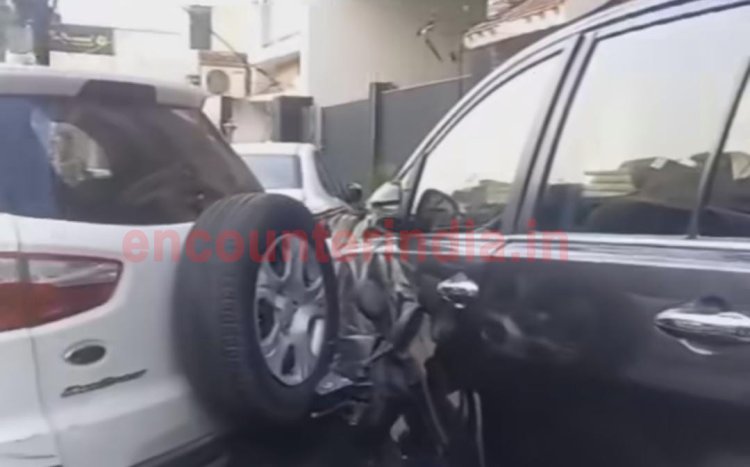पंजाब: गाड़ी चालक युवक ने 5 गाड़ियों को मारी टक्कर, मची चीख-पुकार