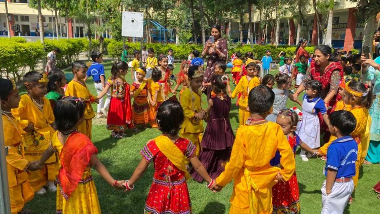 रुद्रा इंटरनेशनल स्कूल बसाल में धूमधाम से मनाया जन्माष्टमी का त्योहार