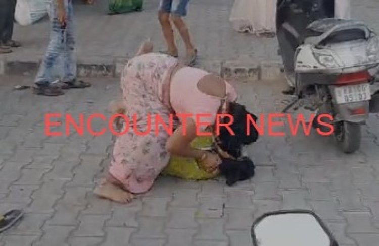पंजाबः सड़क पर सरेआम 2 महिलाओं में जमकर चले लात-घूंसे, लगे गंभीर आरोप, देखें वीडियो