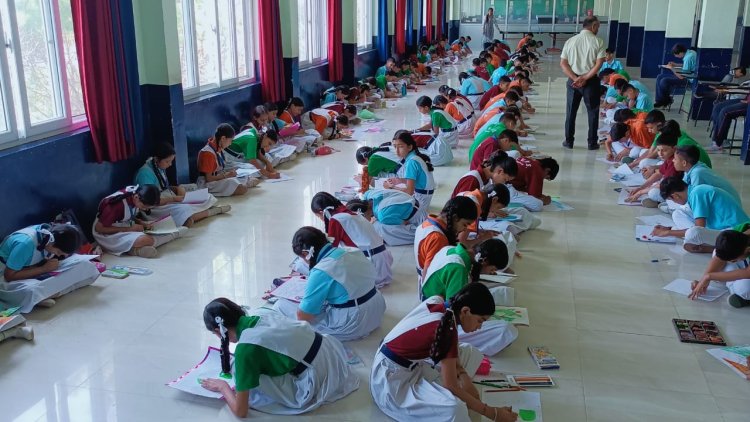 टैगोर वनस्थली पब्लिक स्कूल कुठाड़ में गांधी जयंती के उपलक्ष्य पर प्रतियोगिता का आयोजन 