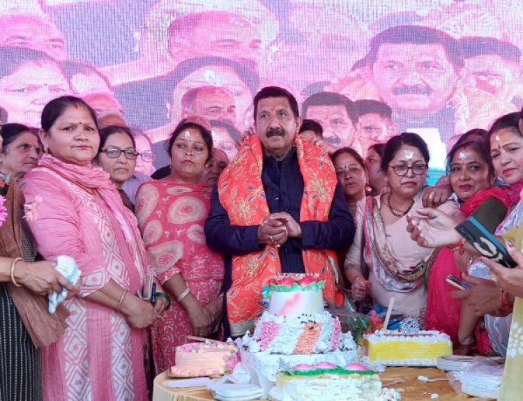 सादगी भरे अंदाज में मनाया उपमुख्यमंत्री ने अपना जन्मदिन