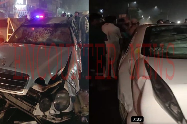 जालंधरः बेकाबू कार ने लिया राहगीरों को अपनी चपेट में, 2 घायल, देखें वीडियो 
