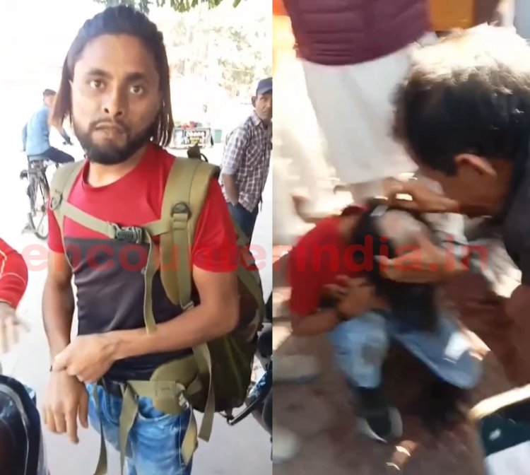 मुस्लिम युवक के साथ की मारपीट, मुंडवाया सिर, वीडियो वायरल