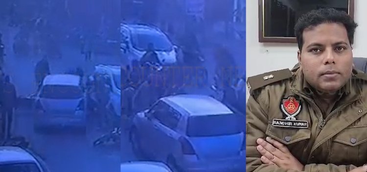 पंजाब: नाका तोड़ भागे आरोपियों पर पुलिस ने चलाई गोलिया, देखे CCTV