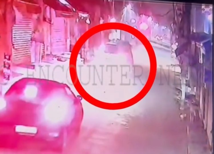 पंजाबः तेज रफ्तार स्कॉर्पियो ने कार में मारी टक्कर, देखें CCTV 
