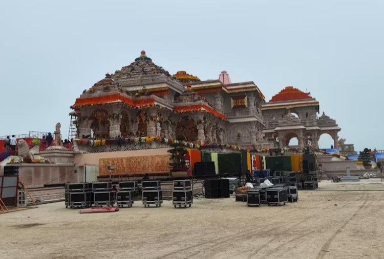 सज रही है अवधनगरी, देखिए श्री राम मंदिर की भव्यता की तस्वीरें