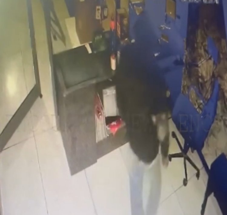पंजाब : चोरों ने शोरुम को बनाया निशाना, देखें वीडियो