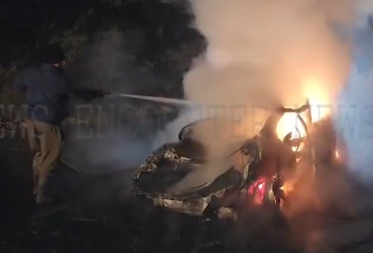 पंजाबः दर्दनाक सड़क हादसे में जिंदा जले जालंधर के 4 लोग, देखें वीडियो