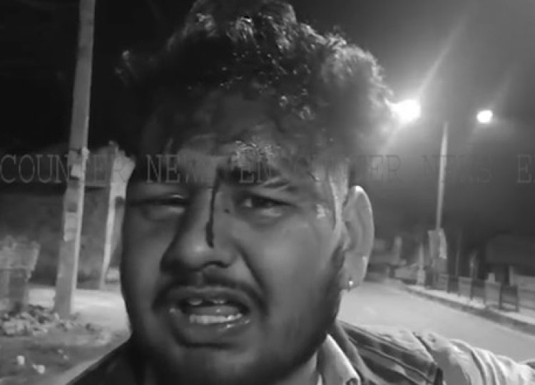 वाह रे पंजाब पुलिस, 18 वर्षीय युवक के सिर पर डंडे से किया हमला, वीडियो वायरल 