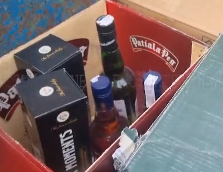 पंजाब : पुलिस ने भारी मात्रा में अवैध शराब की बरामद, देखें वीडियो