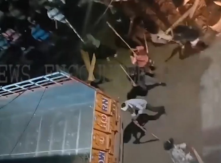पंजाब : हमलावरों ने लोहा कारोबारी पर किया हमला, गाड़ी के तोड़े शीशे, देखें वीडियो