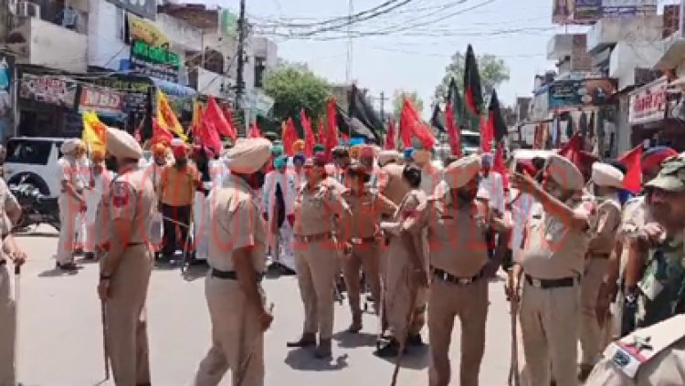 पंजाबः रोड शो से पहले भाजपा नेता का हुआ विरोध, भारी पुलिस फोर्स तैनात, देखें वीडियो