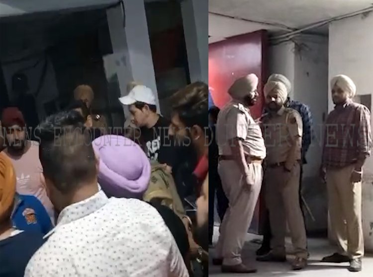 पंजाब : आप पार्टी के कार्यकर्ता और पुलिस हुई आमने सामने , देखे वीडियो 