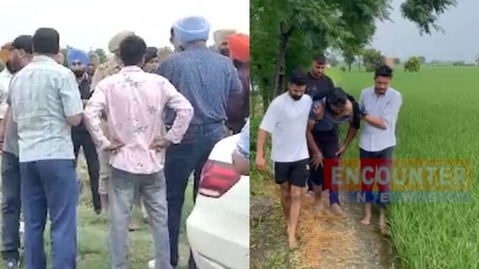 Punjab: गैंगस्टर और पुलिस में चली गोलियां, देखें वीडियो