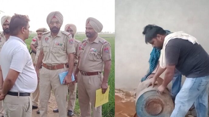 Punjab : पुलिस ने भारी मात्रा में पकड़ी शराब, देखें वीडियो