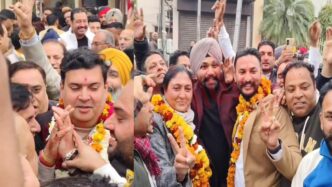 Jalandhar News: पंजाब प्रधान Aman Arora ने मेयर विनीत धीर को दी बधाई, देखें वीडियो