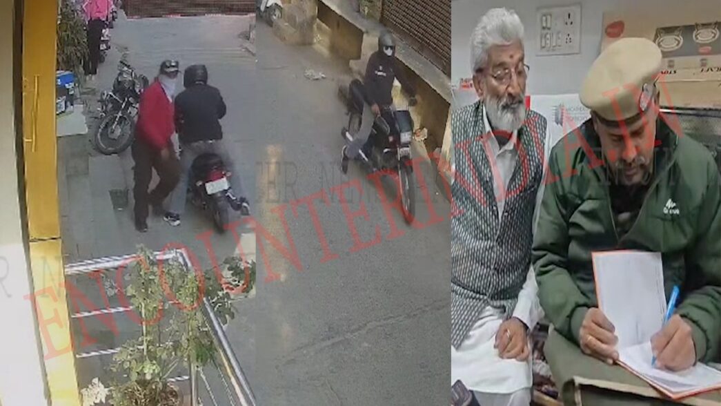 Jalandhar News: बाइक सवार चोरों ने दुकान का ताला तोड़ की चोरी, देखे CCTV