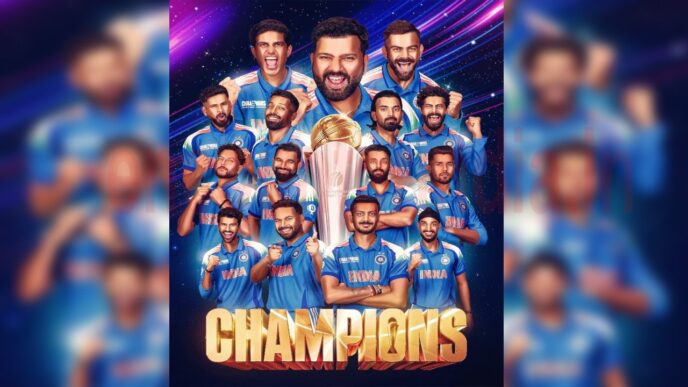 12 साल बाद रचा इतिहास, INDIA बना Champion