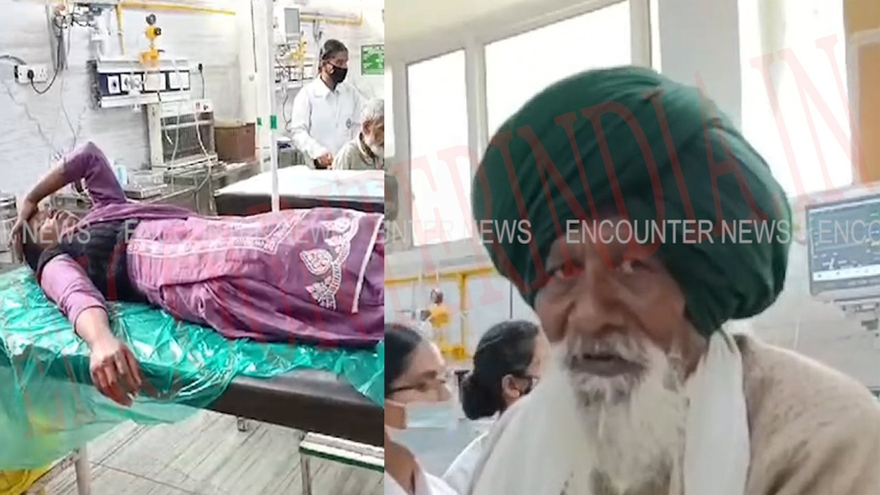 Punjab News: National Highway पर हुए सड़क हादसे में दादा-पोती घायल, देखें वीडियो