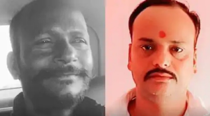 मृतक अभय यादव तथा आरोपी चंदन यादव।