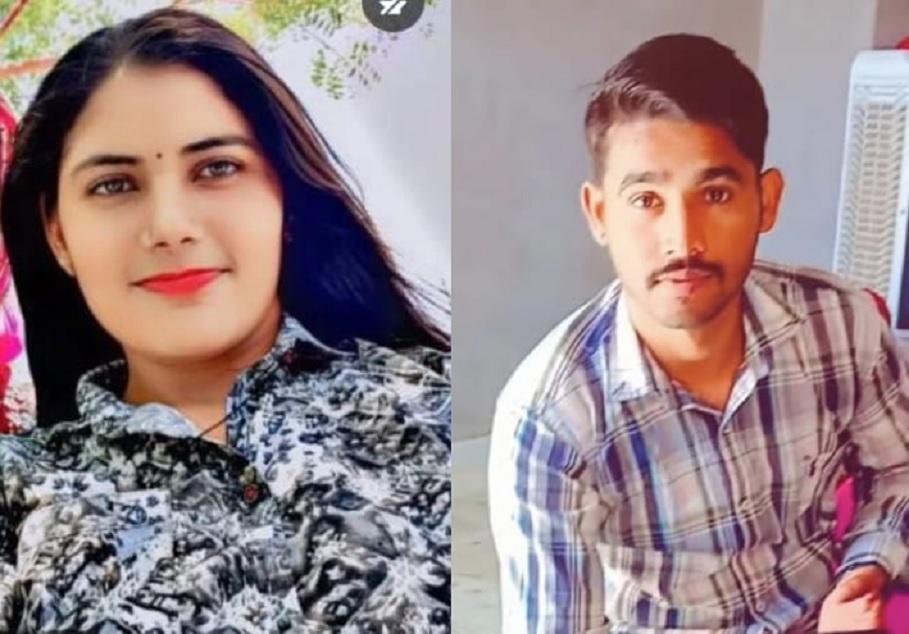 आरोपी पत्नी और उसका प्रेमी।