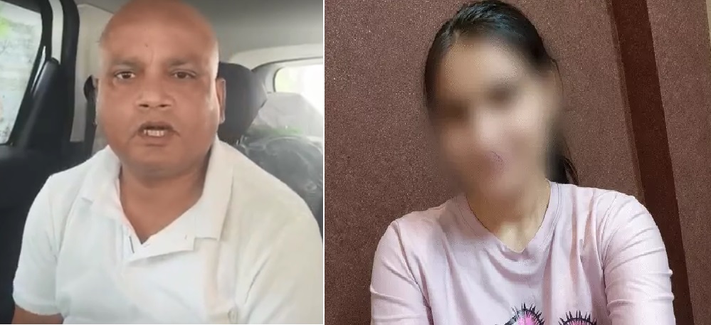 आरोपी डॉक्टर और मृतक युवती की फाइल फोटो।