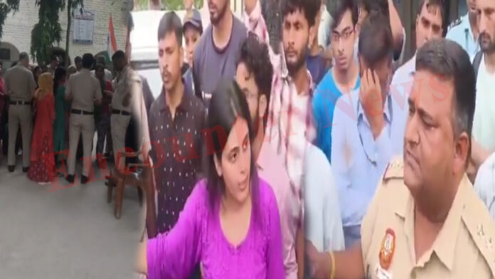 Sarvodaya Girls-Children School में 7वीं कक्षा के स्टूडेंट की मौत को लेकर हंगामा, देखें वीडियो